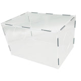 Maxbell Grinding Dust Box Acrylic Enclosed Dust Hood Polisher Dust Box for Polishing 35cmx25cmx25cm