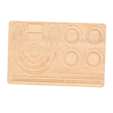 Maxbell Jewelry Beading Board DIY Holder Wood for Necklaces Bracelets Beading Crafts Style B