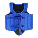 Karate Chest Protector for Adults Rib Shield for Sanda Heavy Punching Boxing Blue