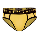 Maxbell Maxbell Sexy Men Stretchy Mesh Panties Low Rise Underwear Sports Underpants L Yellow