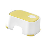 Maxbell Shower Stool Lightweight Non Slip Kids Step Stool for Bedroom Playroom Decor Yellow