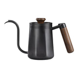 Maxbell Hanging Ear Coffee Pot 550ml Insulated Milk Warmer for Home Coffee Shop Gift Black