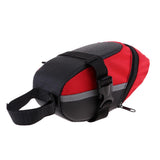 Maxbell Maxbell Outdoor Bike Saddle Bag Under Seat Pouch MTB Bicycle Tail Rear Storage Red