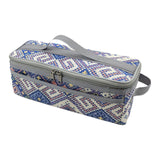 Maxbell Grill Carrying Bag Zippers Cookware Storage Bag for Hiking Outdoor Traveling blue