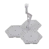 Maxbell Action Figure Stand Bracket for 1/144 HG RG 1/100 MG   Models White
