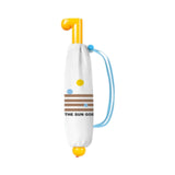 Maxbell Sun Umbrella Portable 8 Ribs Rain Umbrella for Beach Outdoor Activities Trip Coffee Striped