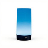 Rechargeable light-emitting diode Table Lamp, pressActivated Night Light for Bar, Outdoor, Camping – Dimmable, Portable, Creative Decorative Lighting Ice Blue 9x18.5cm