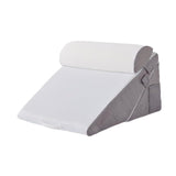 Maxbell Bed Wedge Pillow Adjustable Adults Triangle Pillow for Sleeping Reading Home White