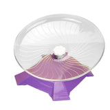 Maxbell Silent Hamster Wheel Sports Hedgehogs Pet Supplies Cage Accessory Roller Toy Violet
