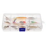 Maxbell 9pcs Metal Fishing Lures Treble Hooks Spinners Baits & Spoons Bass Trout Salmon Freshwater & Saltwater - Aladdin Shoppers