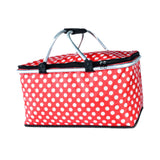 Maxbell Cooler Bag with Leakproof Liner with Sturdy Handles for Catering Picnic Work Red