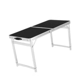 Maxbell Folding Table Multiuse Camping Table Foldable for Travel Backpacking Fishing Rough Square Tube