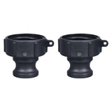Maxbell IBC Tote Adapter Fine and Coarse Thread cam Groove Lawn Hose Connector TYPE125