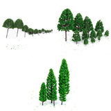 Maxbell 3 Set 12pc,10pc,11pc Model Green Tree Train Railway Scenery Landscape Scale 1:50