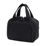 Maxbell Travel Makeup Bag Large Capacity Handbag Cosmetic Pouch for Home Wife Sister Black