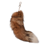 Maxbell Maxbell Faux Fur Tail Keychain Fashion Charm Handmade Bag Pendant for Car Gift Women Style A