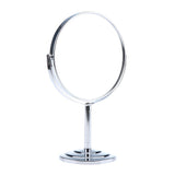 Maxbell Maxbell 6in Round Tabletop Vanity Swivel Makeup Mirror 2-sided 2x Magnifying Silver