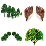Maxbell 12 Model Tree Train Wargame Scenery Layout 1:50+20 Trees 1:200+40 Trees 1:100
