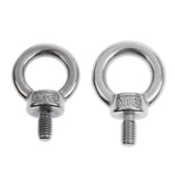 Maxbell Stainless Steel DIN580 Machine Shoulder Lift Eye Bolt Marine M6x11mm&M8x13mm