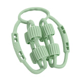 Maxbell Leg Massage Roller Manual Deep Tissue Massage Tool for Fitness Indoor Sports Green