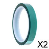 Maxbell 2xTape High Temperature Heat Resistant Insulation Adhesive Electric Tape 15mm