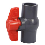 Maxbell PVC Ball Valve Sturdy Pipe Fitting for Sewage Pump Outdoor Irrigation System Inner diameter 5cm