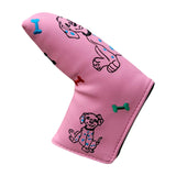 Maxbell Golf Putter Headcover Guard Premium Training Equipment Portable Putter Cover Pink