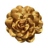 Maxbell Flower Brooch 3.94'' Floral Hair Pins for Women Decorative Elegant Lapel Pin Gold