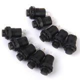 Maxbell 8x10 x Car Boat Locking Dash OFF-ON Push Button Switch Black