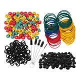 Maxbell Maxbell Tattoo Grommets/O Rings/Rubber Band/Cleaning Brush Tattoo Supply Kit Black