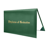 Maxbell Imprinted Diploma Cover Graduation Certificate Cover for Presentation Green