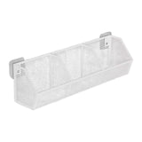 Maxbell Wall Hanging Baskets Wall Mounted Multiuse for Living Room 42.8x11x13.5cm White