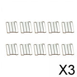 Maxbell 3x10Pcs Bra Hook Closure Bikini Clasps Closures Underwear Waist Extender Hooks