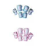 Maxbell 2/Set Luminous Kid Skating Safety Protective Gear Knee Elbow Wrist Pad