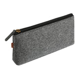 Maxbell Pencil Pouch Zipper Multipurpose Stationery Pouch for Kids Children Students Dark Gray