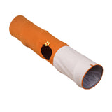 Maxbell Straight Cat Tunnel Lovely Foldable Kitten Tube for Playing Training Bunny Large