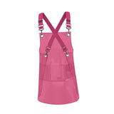 Maxbell Transparent Apron Gardening Durable Chef Apron Nordic DIY Occasion TPU Apron red