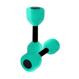 Maxbell Aquatic Dumbbell Pool Resistance Swim Training Fitness Barbell Water Aerobic Lake Blue Green Black Buckle