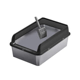 Maxbell Cat Litter Easy to Clean Anti for Small and Large Cats Cat Toilet Black and L