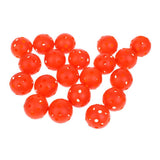 Maxbell 20 Pieces Plastic Hollow Golf Balls Perforated Practice Training Ball Orange - Aladdin Shoppers