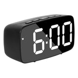 Maxbell Maxbell Digital LED Alarm Clock Bedroom Mirror Surface Snooze Bedside White Light