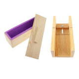 Maxbell Silicone Soap Mold Wood Box Wooden Beveler Planer Handmade Soap Cutting Tool