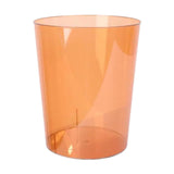 Maxbell Open Top Trash Can Kitchen Clear Rubbish Can for Restaurant Home Living Room S 6 L