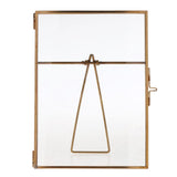 Maxbell 4 Metal & Glass Freestanding Photo Picture Frame Portrait Holder 10 x 15 cm
