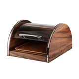 Maxbell Bread Display Cabinet Kitchen Storage Container for Pantry Coffee Shop Table