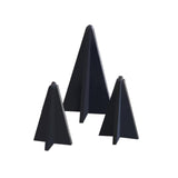 Maxbell Jewelry Showcase Rack Retail Jewelry Towers Durable Earring Organizer Holder black 3pcs