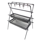 Maxbell Folding Camping Hanging Rack Aluminum Alloy Tools for Cooking Three layers - Aladdin Shoppers