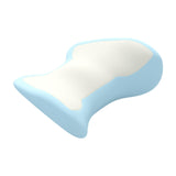 Maxbell Waist Pillow for Sleeping Lightweight Back Cushion for Sofa Traveling Office Blue