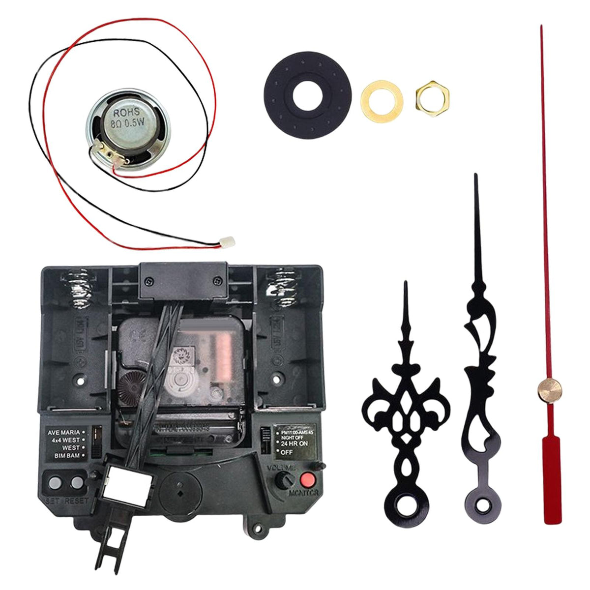 Maxbell Maxbell Quartz Pendulum Clock Movement Replacement Repair Accessories  Style E