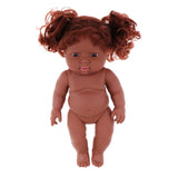 Maxbell 30cm Vinyl Lifelike Baby Doll African-American Doll Nude Baby Doll Model